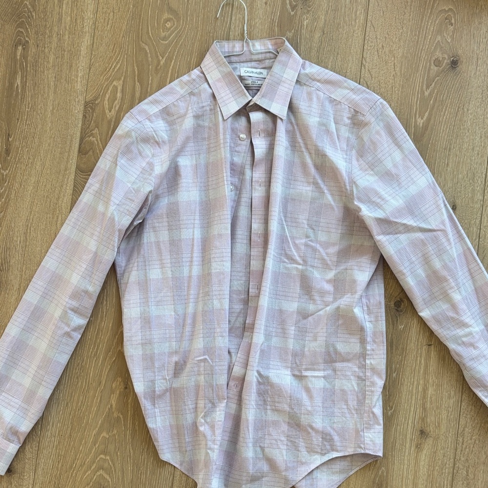 Calvin Klein Dress Shirt Elegant Formalwear